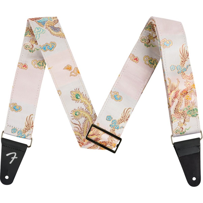 0990638051 Fender Satin Dragon Strap Ivory Correa de Guitarra