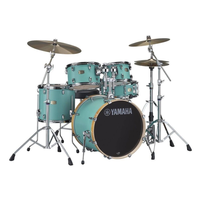 yama-JSBP2F5MSG Yamaha Stage Custom Birch Standard Matte Surf Green