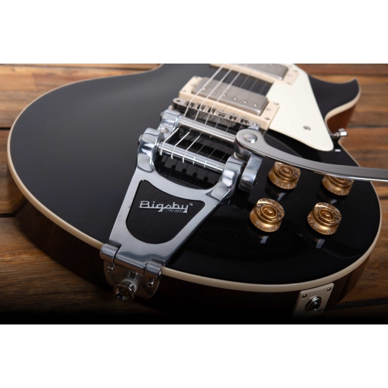 ST-000280 Stanford CR Fleetwood Onix Black B7 Bigsby