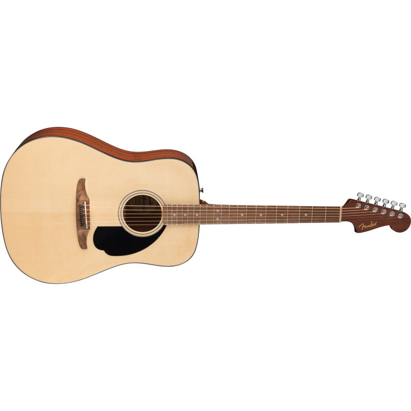 0974200521 Fender California Standard Redondo Natural Guitarra Acústica