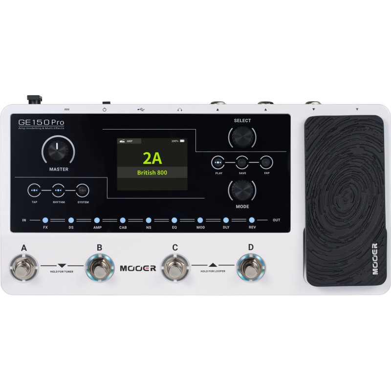 718287 Mooer GE150 Pro Pedalera multiefectos Guitarra y Bajo