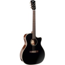 718911 Cort ESSENCE-GA4 BTSG Guitarra Electroacústica Black Top Semi Gloss