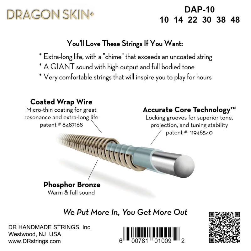 717368 DR Strings DAP-10 DRAGON SKIN +