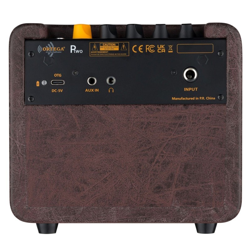 719619 Ortega PTWO Amplificador Acústico Portátil 12W con Batería y Bluetooth