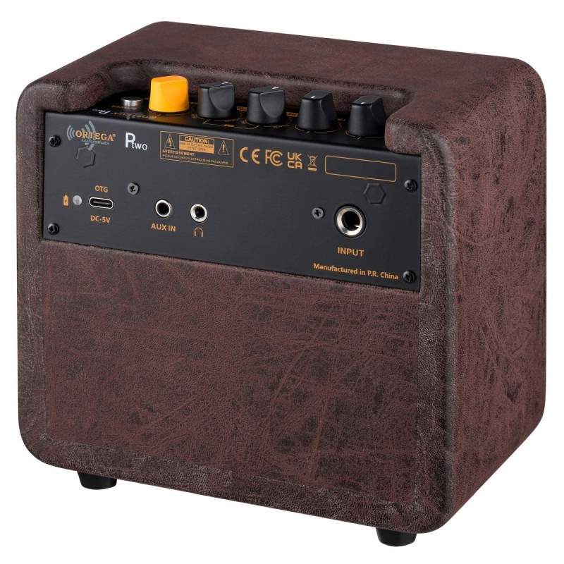 719619 Ortega PTWO Amplificador Acústico Portátil 12W con Batería y Bluetooth