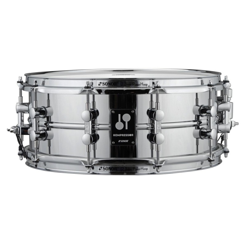 674773 Sonor Kompressor KS 14x5.75 SDS Caja de Acero Cromado Power Hoop