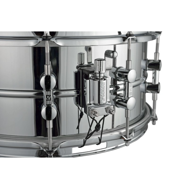 674773 Sonor Kompressor KS 14x5.75 SDS Caja de Acero Cromado Power Hoop