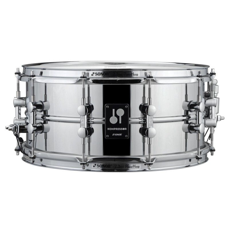 674776 Sonor Kompressor Steel KS 14x6.5 SDS Caja de Acero Cromado