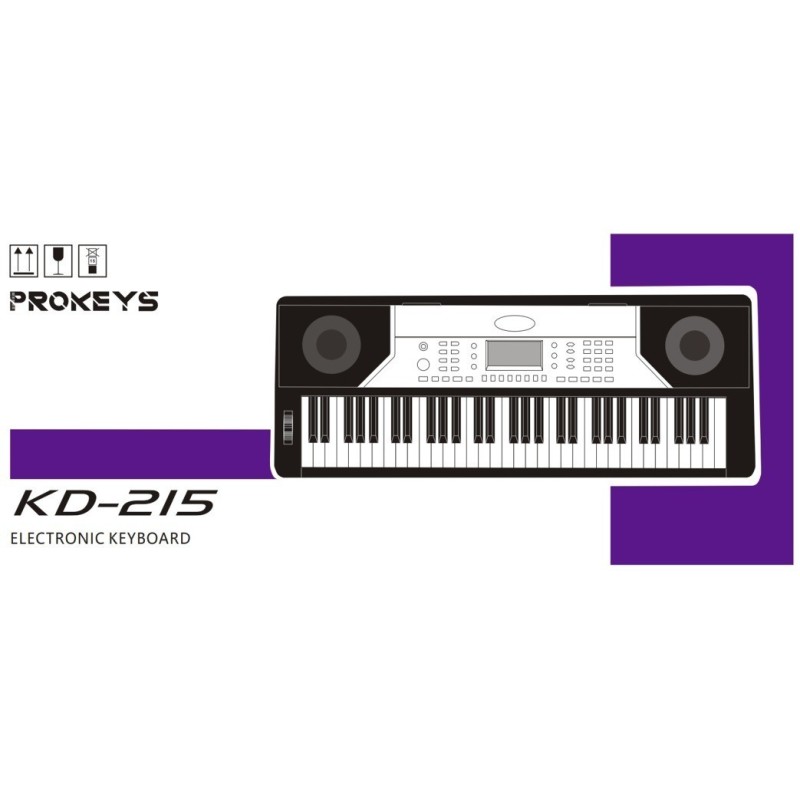 PROM-KD215 PROKEYS KD-215 Teclado 5 octavas con SENSIBILIDAD