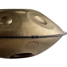 LETU-649238 Sonic Energy HPSTL100 Handpan Vintage Gold