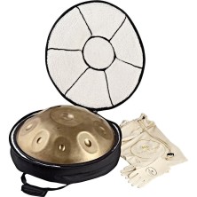 LETU-649238 Sonic Energy HPSTL100 Handpan Vintage Gold