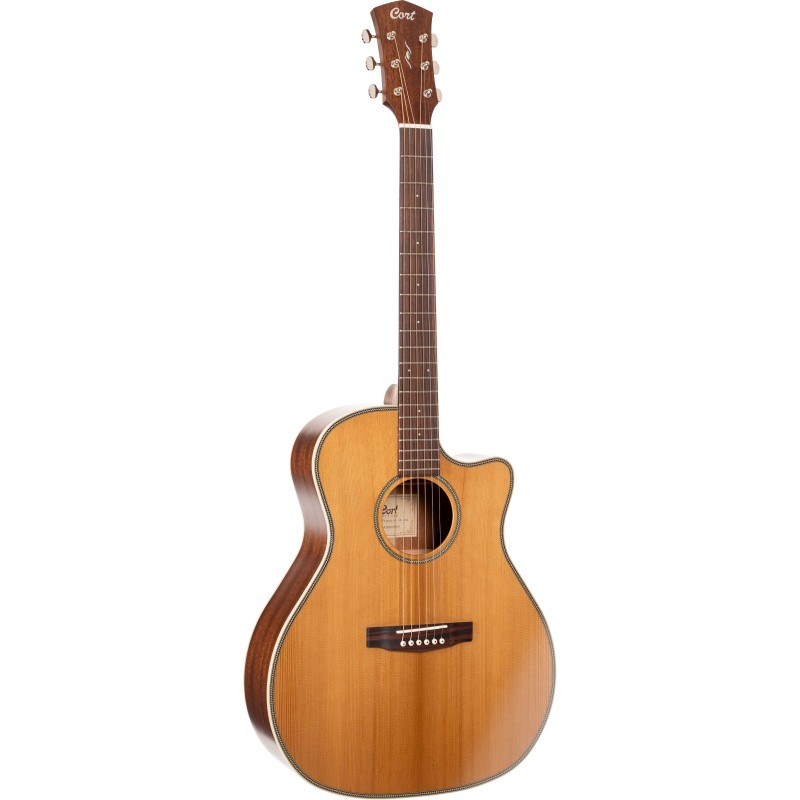 718910 Cort ESSENCE-GA4 NSG Guitarra Electroacústica Natural Semi Gloss