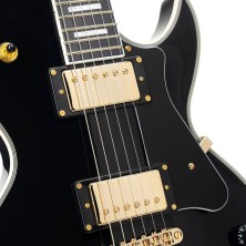738298 Cort CR270 BK Guitarra Eléctrica Black