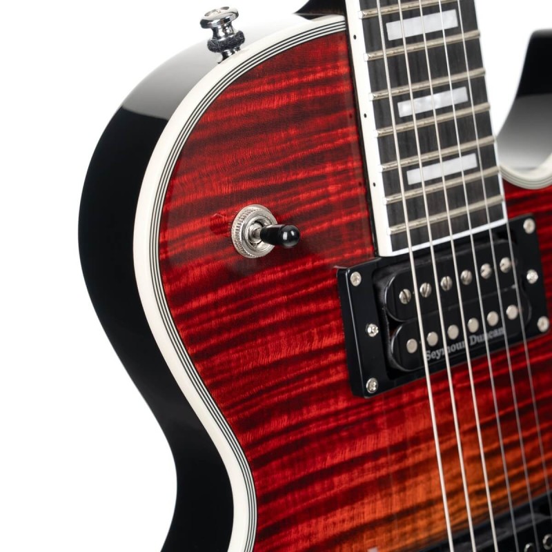 738297 Cort CR300 Deluxe FB Guitarra Eléctrica Flaming Burst