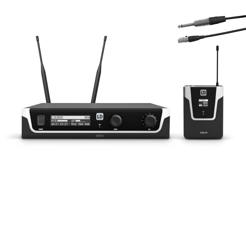 LDU508BPG LD Systems U508 BPG Sistema inalámbrico con Petaca y Cable de Guitarra