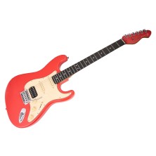 748774 Mooer MSC10 Elite Guitarra Eléctrica Fiesta Red