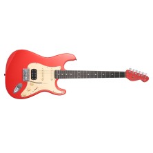 Mooer MSC10 Elite Guitarra Eléctrica Fiesta Red