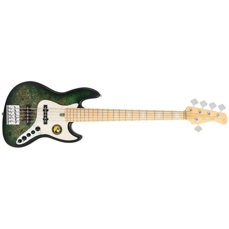 707026 Marcus Miller V7 Swamp Ash-5 Reissue T.Green S. Bajo Eléctrico