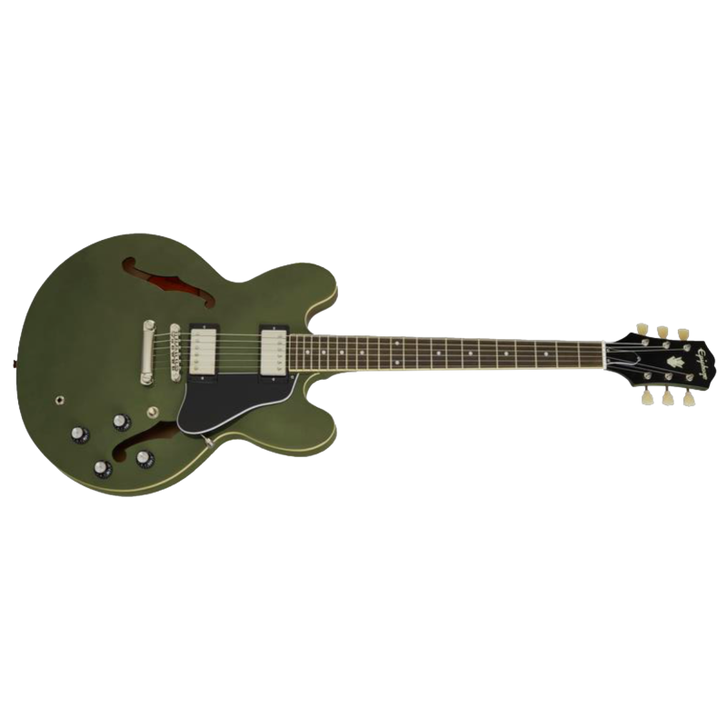 5ODNH3 Epiphone ES-335 Guitarra eléctrica Olive Drab Exclusive