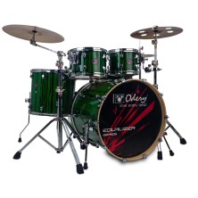 Odery EQ180 Batería Equalizer Lacquer Esmerald Green Trees