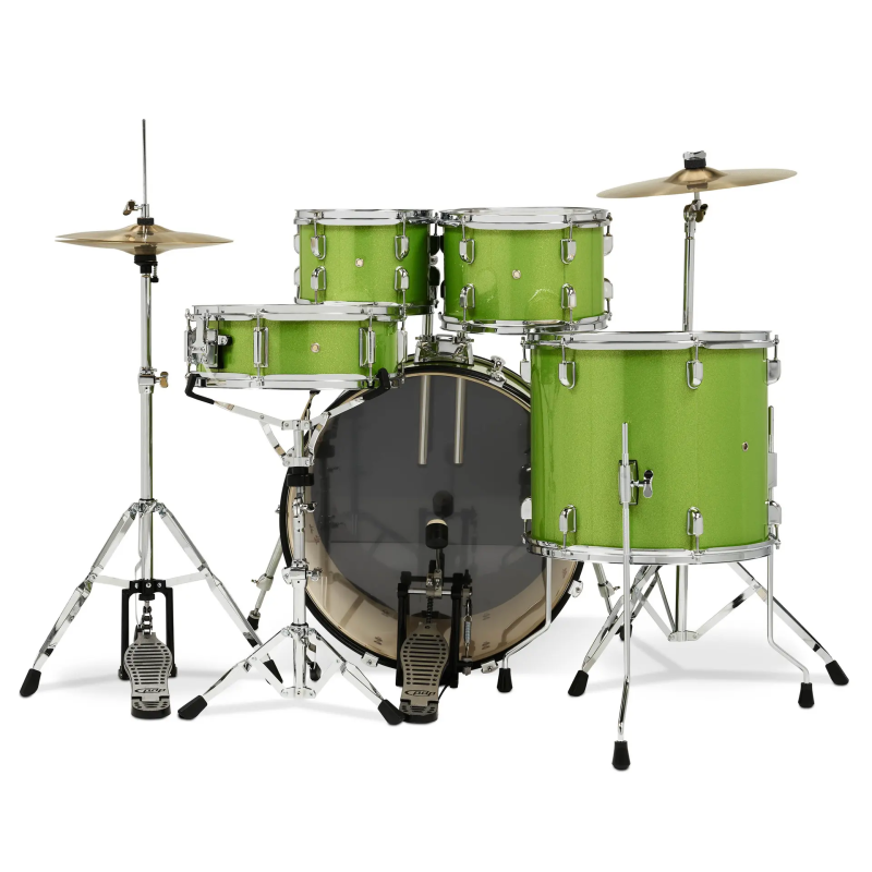 ROLA-PDCE2215KTEL Pdp By DW Center Stage Batería Completa Electric Green Sparkle