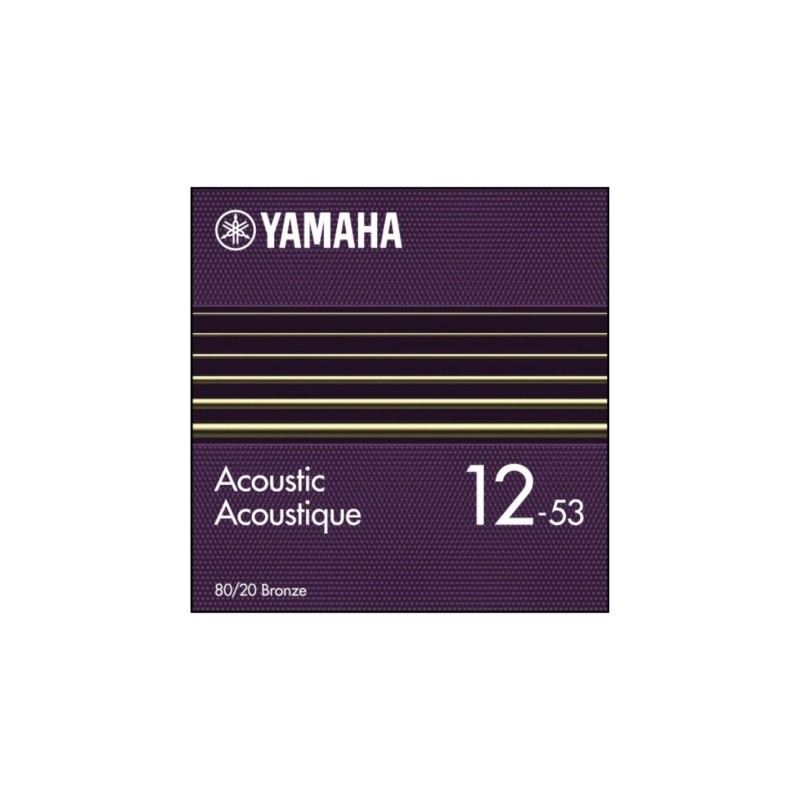 VGU6560 Yamaha SA12 Acoustic 12-53 Cuerdas Guitarra Acústica