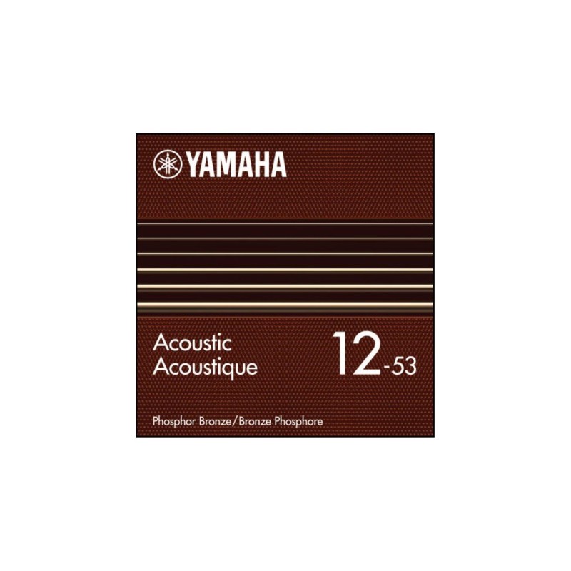 VGU6600 Yamaha SA12P Acoustic 12-53 Cuerdas Guitarra Acústica