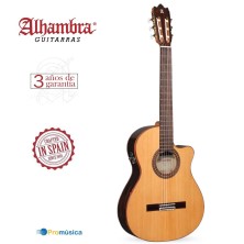 alha-7028 V 9730 Alhambra Ziricote CTW E8 Fishman ( caja estrecha ) + Funda Alhambra 10mm 9730