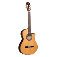 alha-7028 V 9730 Alhambra Ziricote CTW E8 Fishman ( caja estrecha ) + Funda Alhambra 10mm 9730