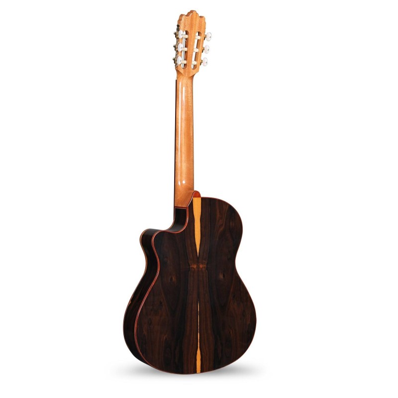 alha-7028 V 9730 Alhambra Ziricote CTW E8 Fishman ( caja estrecha ) + Funda Alhambra 10mm 9730