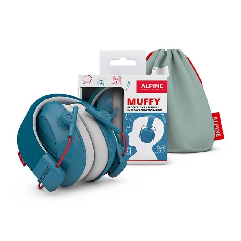 ALP-MUFF/BU Alpine Muffy Kids MUFF/BU Orejera de Protección Auditiva Azul