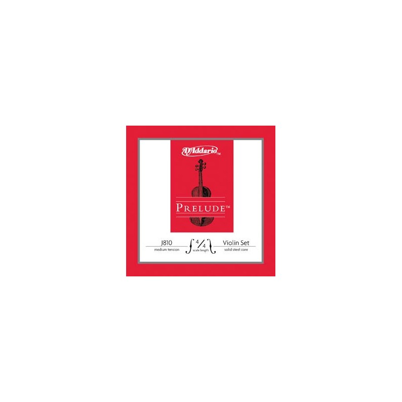 J810 4/4M DAddario J810 Prelude 4/4 Medium Juego