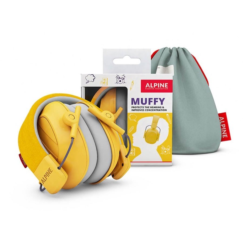 ALP-MUFF/YW Alpine Muffy Kids MUFF/YW Orejera de Protección Auditiva Yellow