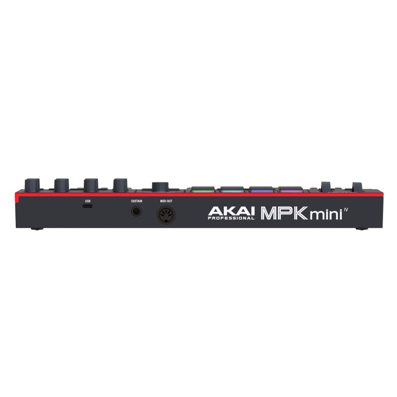 MPKMINI4B Akai MPK Mini IV BK Controlador Midi Negro