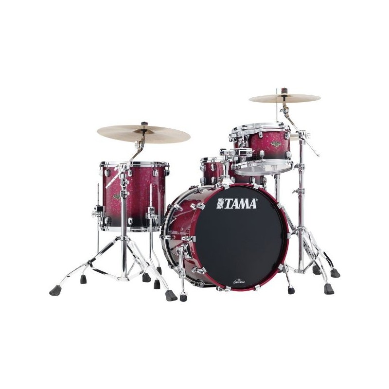 WBS30RS-MDR Tama Starclassic Walnut Birch Studio Molten Dark Raspberry Fade