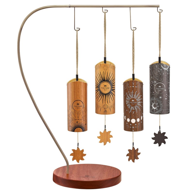 733910 Meinl Sonic Energy CBCS4SET Set Cosmic Bamboo Set de Chimes con soportes