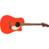 Fender California Standard Redondo CE IPG Fiesta Red Guitarra Electroacústica