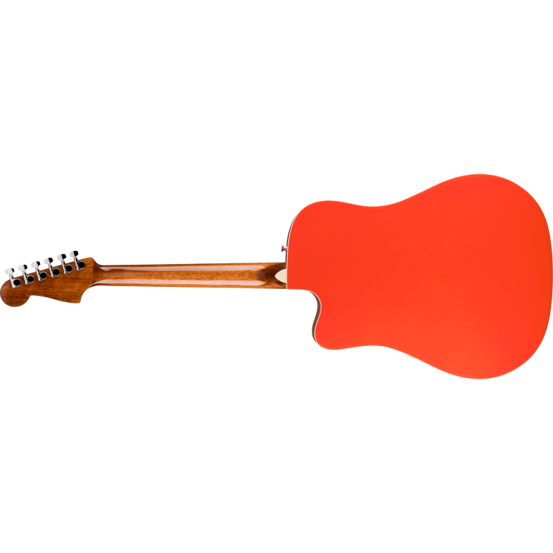 0974221540 Fender California Standard Redondo CE IPG Fiesta Red Guitarra Electroacústica