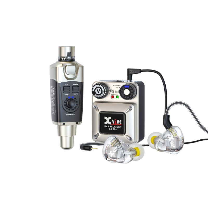 734782 Xvive U45T9 Kit Sistema inalámbrico in-ear