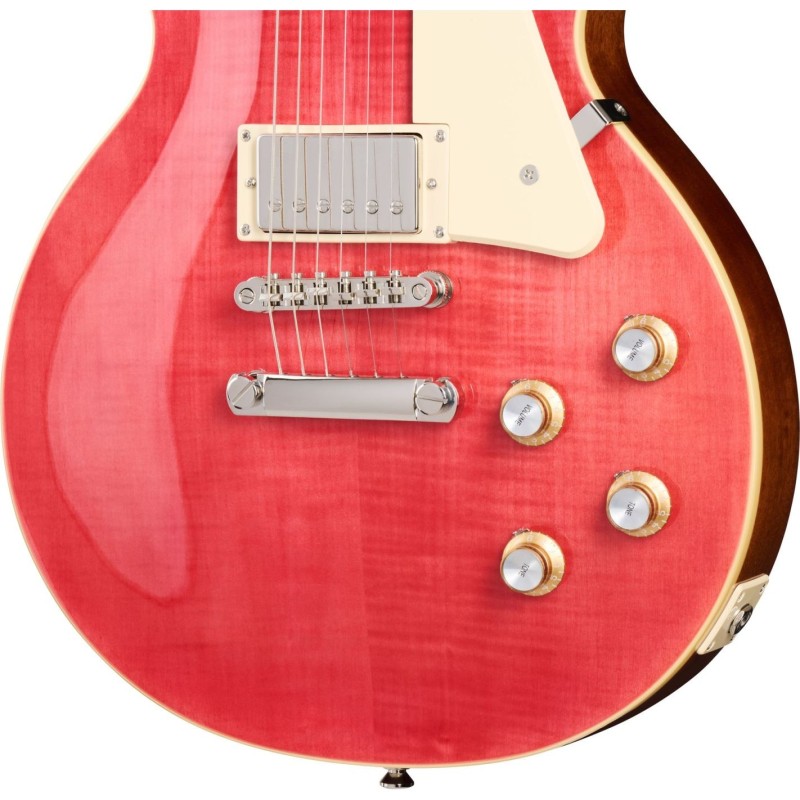 EIGLP6FUNH1 Epiphone Les Paul Standard 60s Figured Fucshia Guitarra Eléctrica