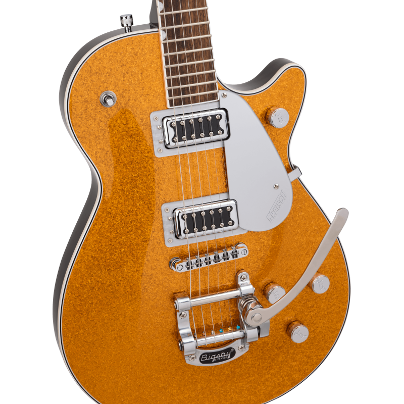 2507914535 Gretsch G5230T Electromatic Jet FT Gold Sparkle Guitarra Eléctrica