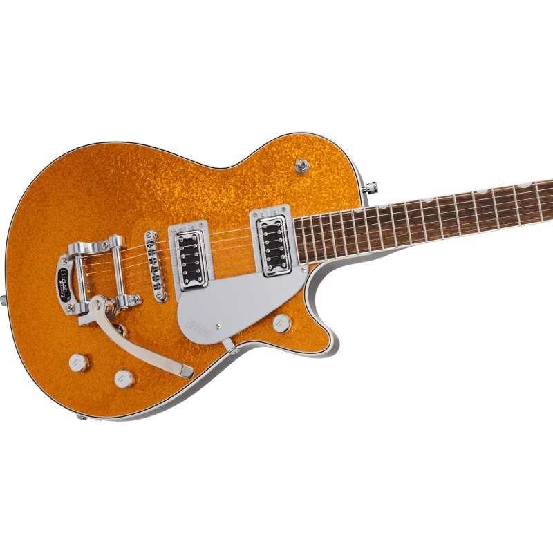 2507914535 Gretsch G5230T Electromatic Jet FT Gold Sparkle Guitarra Eléctrica