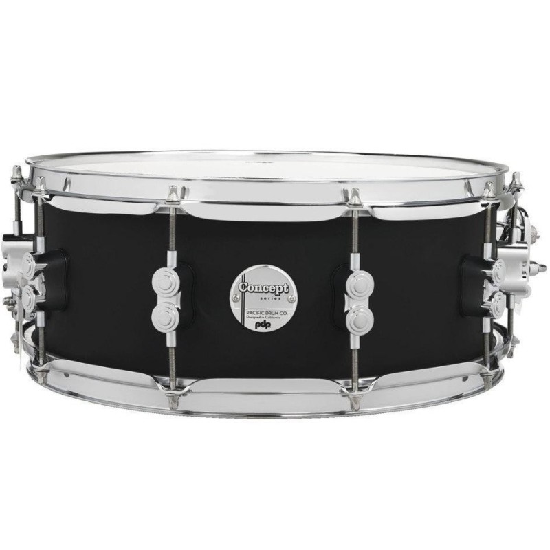 PDCM5514SSBK PDP by DW PDP Cajas Concept Maple Finish Ply Satin Black 14x5,5"