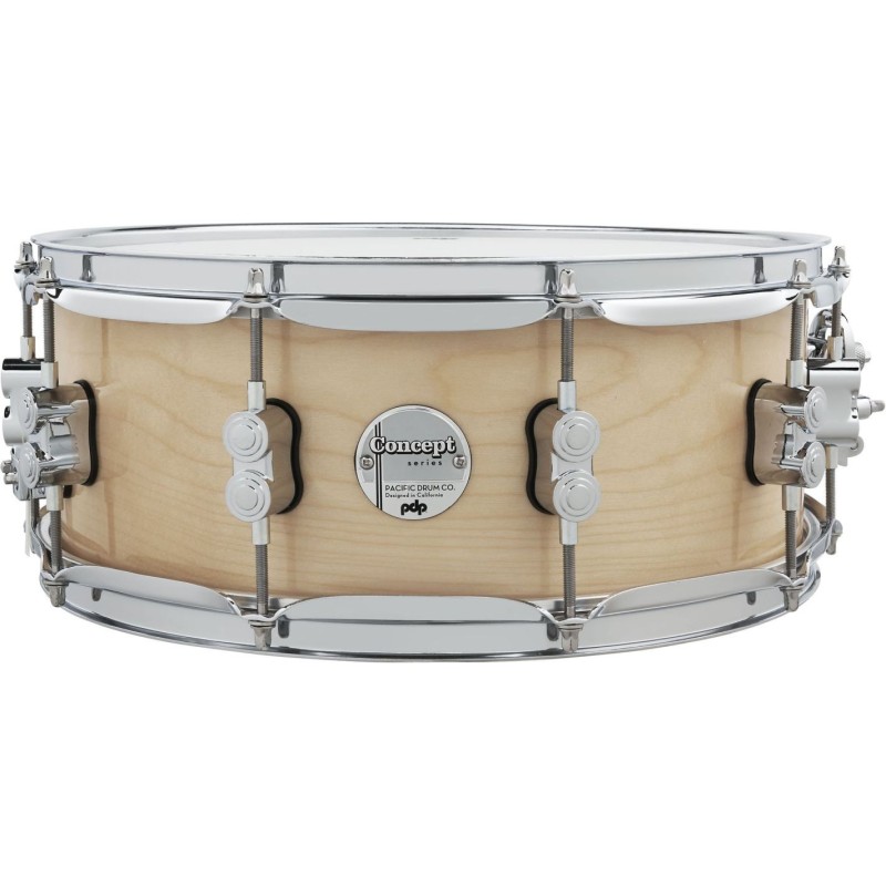 PDCM5514SSNA PDP By DW Concept Maple 14"x5,5" Snare Natural Lacquer PDCM5514SSNA
