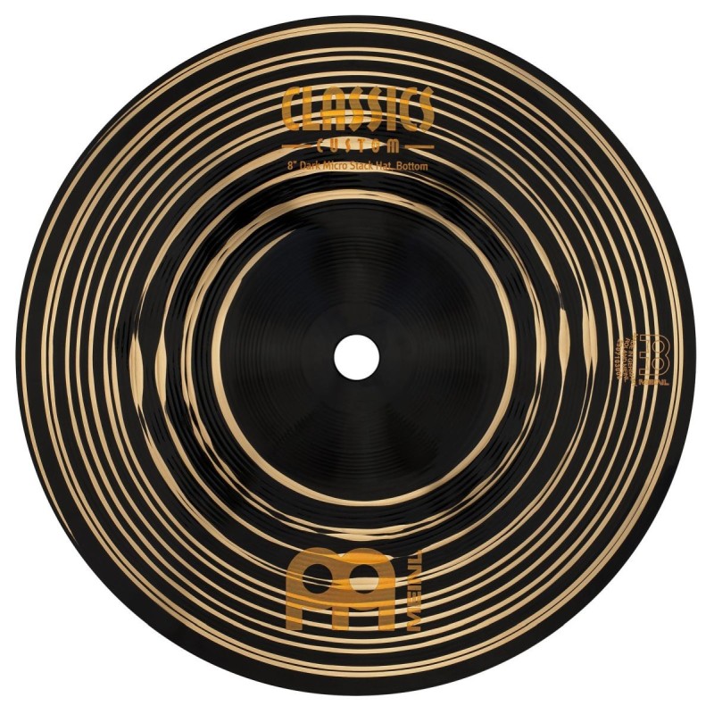 1017261 Meinl Hi Hat 8" Classics Custom Dark Micro Stack CC8DAH 