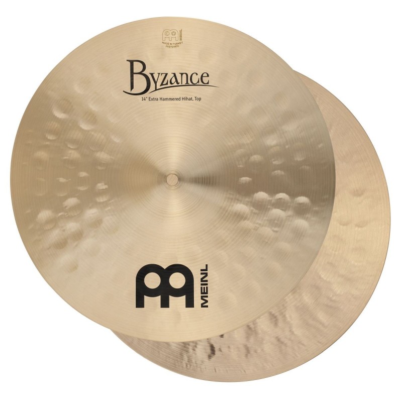 1017259 Meinl Hi Hat 14" Byzance Traditional Extra Hammered B14EHH