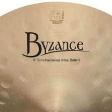 1017259 Meinl Hi Hat 14" Byzance Traditional Extra Hammered B14EHH