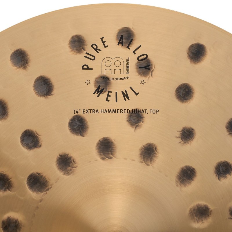 1017260 Meinl Hi Hat 14" Pure Alloy Hi Hat Extra Hammered PA14EHH