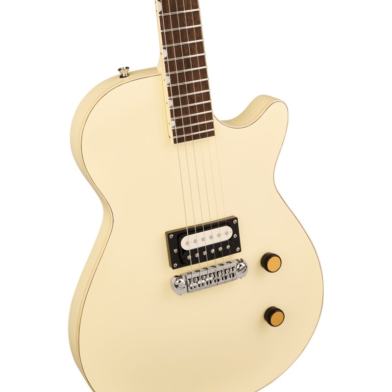 2814103505 Gretsch Streamliner Jet 1 Pickup LRL Vintage White Guitarra Eléctrica