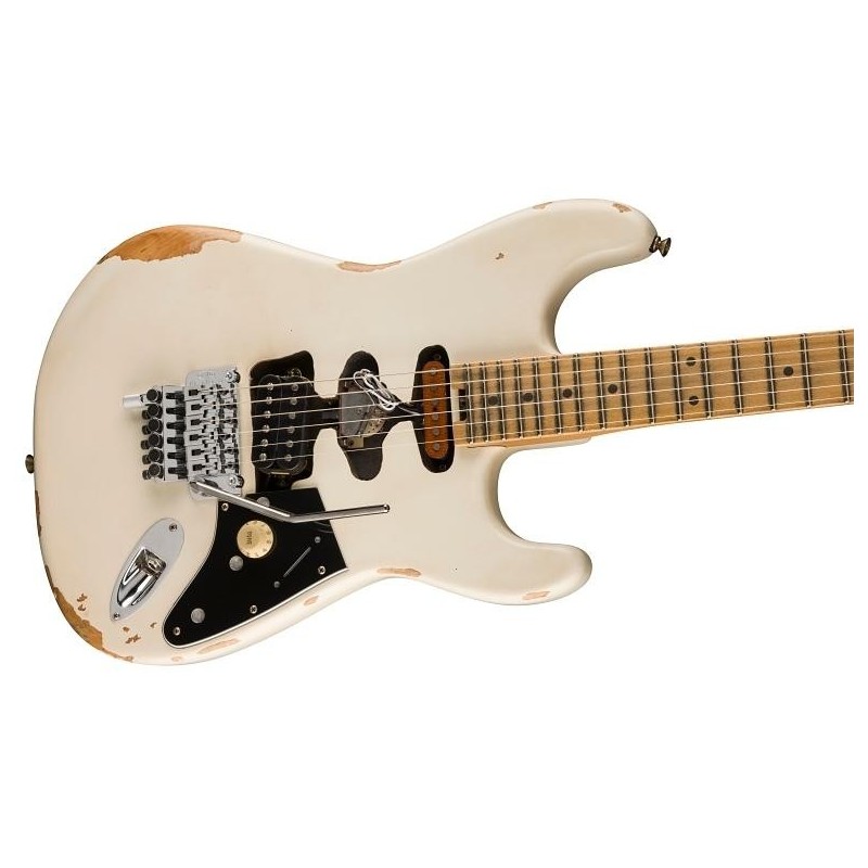 5108005576 EVH Frankie Relic White Guitarra Eléctrica